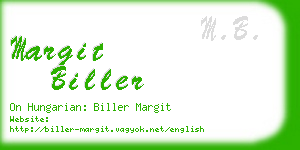 margit biller business card